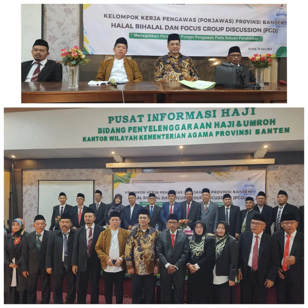 Pengukuhan Kepengurusan Kelompok Kerja Pengawas Pendidikan/Pokjawas Prov. Banten dan Pemaparan Kerjasama Pendidikan S2/S3 dengan UIN SMHB
