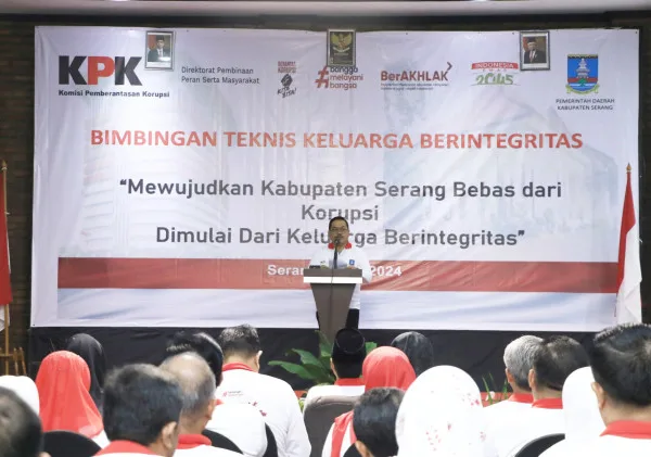 KPK dan Inspektorat Kabupaten Serang Gelar Bimtek Keluarga Berintegritas: Upaya Pencegahan Korupsi Mulai dari Keluarga