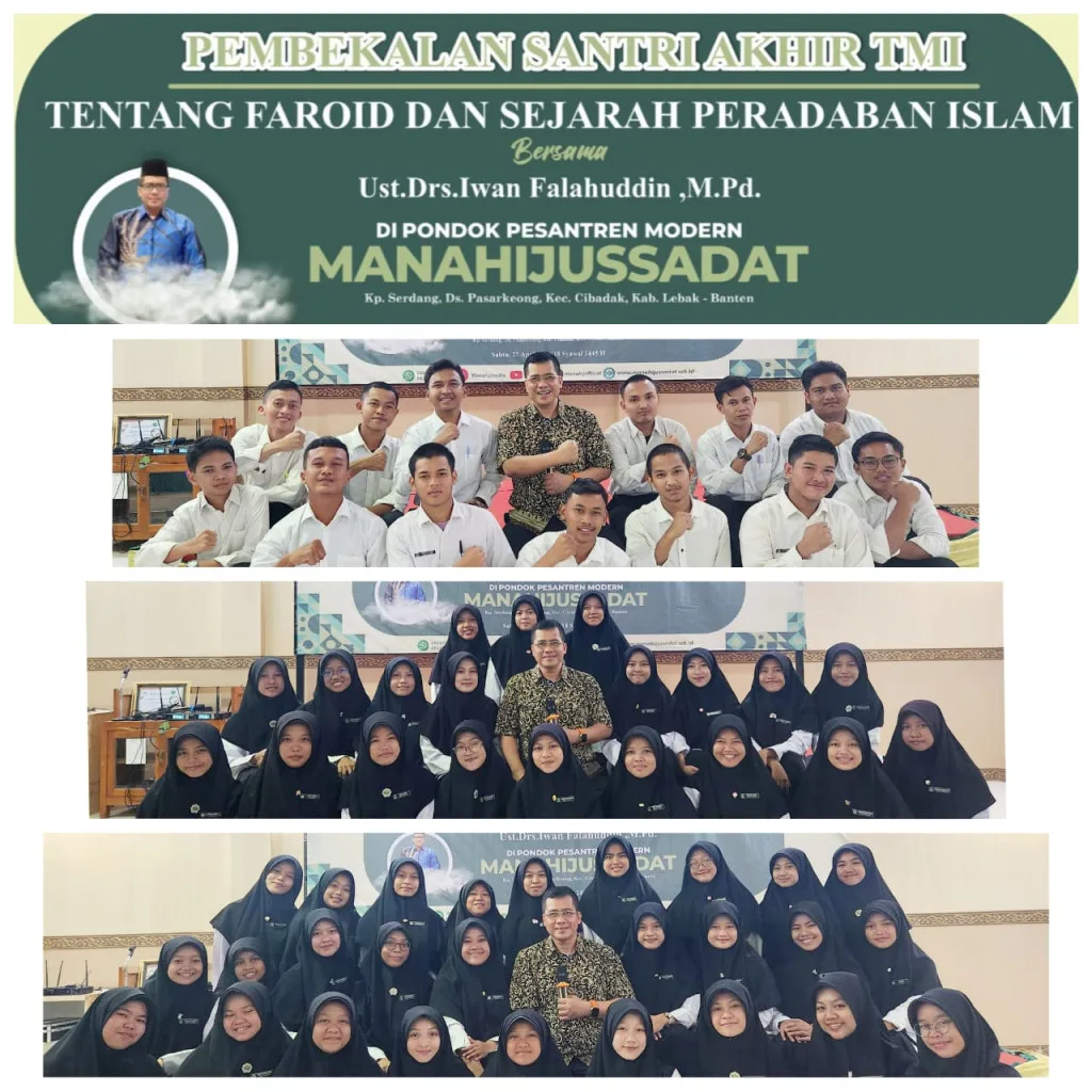 Kabag TU Kanwil Kemenag Banten Menyampaikan Pendalaman Materi SPI & Ilmu Faroidh/Mawarits di Pesantren Manahijus Sadat
