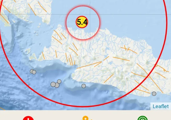 Gempa 5.4 SR di Kepulauan Seribu, DKI Jakarta: BMKG Pastikan Tidak Berpotensi Tsunami