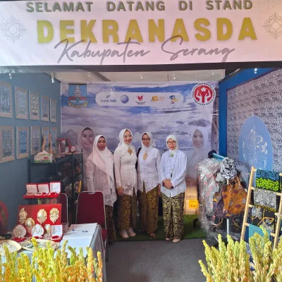 Dekranasda Kabupaten Serang Memeriahkan HUT Dekranas ke-44 dengan Pameran Produk UMKM