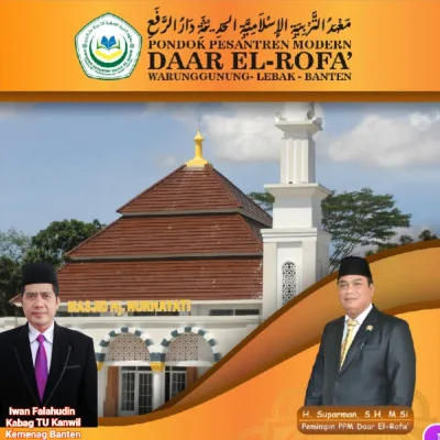 Silaturahmi Kabag TU Kanwil Kemenag Banten ke Pesantren Daar El-Rofa