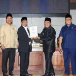 Pj Gubernur Banten, Al Muktabar, Sampaikan Nota Pengantar Raperda Pertanggungjawaban APBD TA 2023