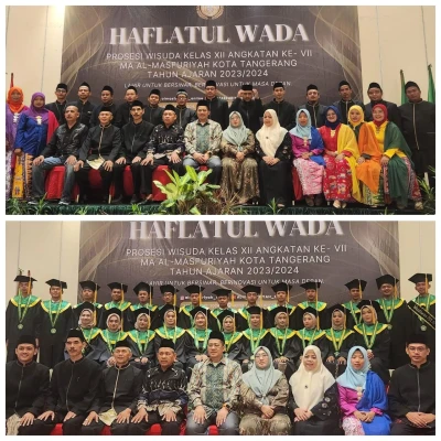 Kepala Bagian Tata Usaha Kantor Wilayah Kementerian Agama Hadiri Wisuda Madrasah Aliyah Al-Masfuriyah Kota Tangerang