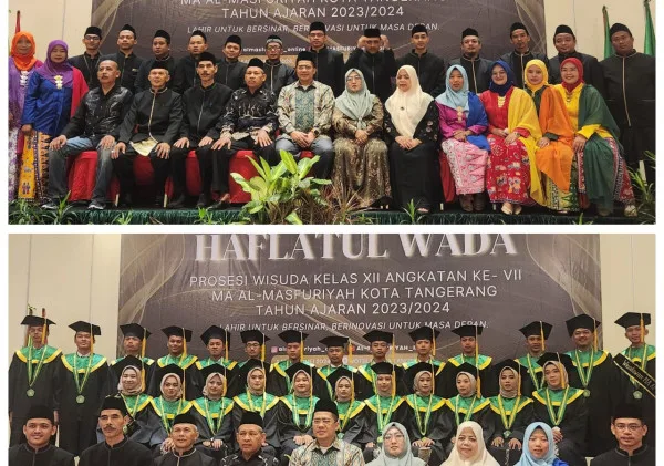Kepala Bagian Tata Usaha Kantor Wilayah Kementerian Agama Hadiri Wisuda Madrasah Aliyah Al-Masfuriyah Kota Tangerang