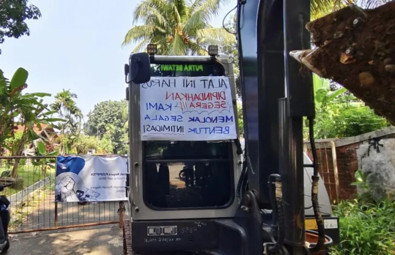 BRIN Kerahkan Alat Berat di Perumahan Puspiptek: Penghuni Rumah Was-was