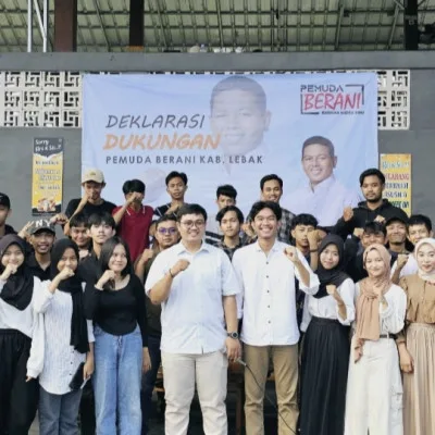 Barisan Pemuda Lebak Deklarasikan Dukungan untuk Andra Soni dalam Pemilihan Gubernur Banten 2024