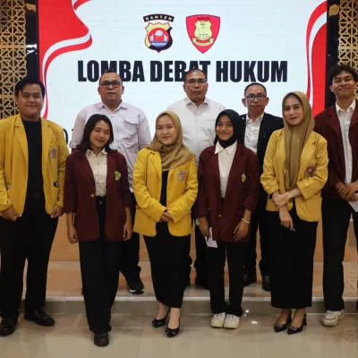 Wakapolda Banten Pimpin Pembukaan Lomba Debat Hukum, Fokus pada Isu Penegakan Hukum dan Hoax