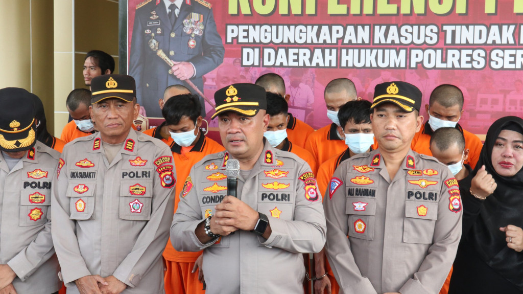 Operasi Sikat Maung 2024: Polres Serang Gulung 16 Pelaku Kejahatan, Dua Diantaranya Dilumpuhkan