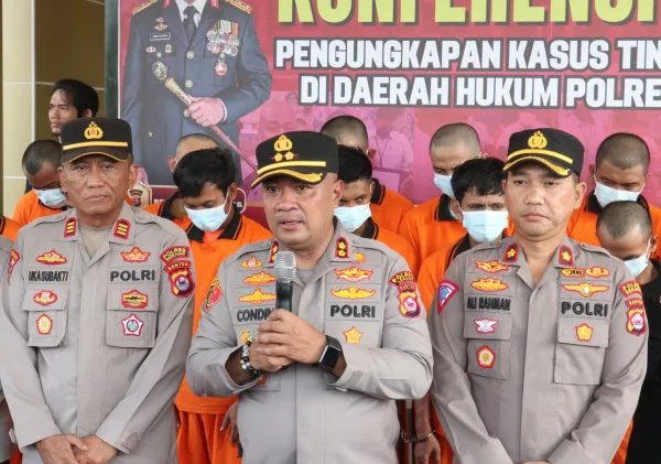 Operasi Sikat Maung 2024: Polres Serang Gulung 16 Pelaku Kejahatan, Dua Diantaranya Dilumpuhkan