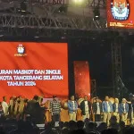 Maskot dan Jingle Pilkada Kota Tangsel 2024 Diluncurkan dengan Meriah, Dimeriahkan oleh Penampilan Band Musik Tipe