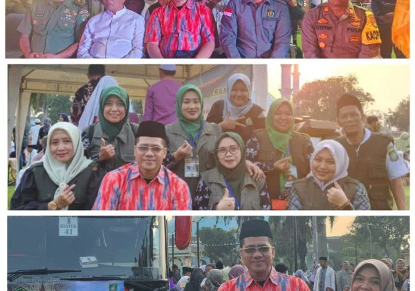 Kabag TU Kanwil Kemenag Banten Lepas Jamaah Haji Kloter 41 Kota Tangerang