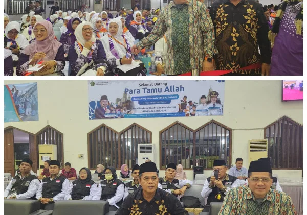 440 Jamaah Haji Kloter 41 Kota Tangerang Diantar ke Pondok Gede: Iwan Falahudin Berikan Pesan dan Harapan