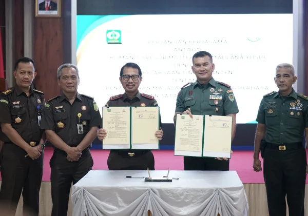 Penandatanganan MoU Antara Kejaksaan Tinggi Banten dan Korem 064/Maulana Yusuf: Langkah Progresif dalam Penanganan Hukum