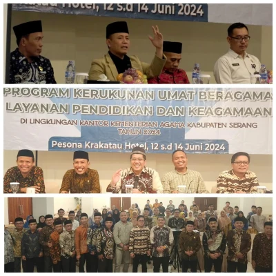 Sinkronisasi Program KUB: Layanan Pendidikan dan  Keagamaan di Kemenag Kab. Serang