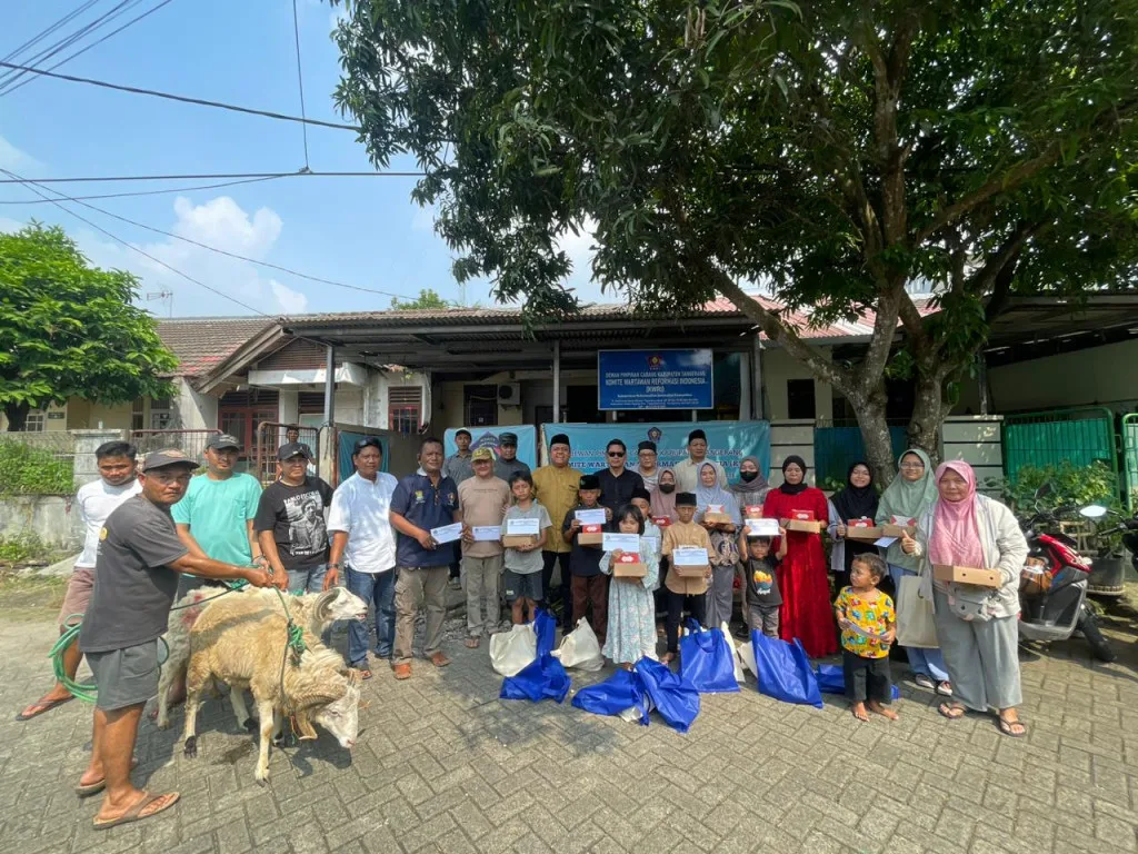 DPC KWRI Kabupaten Tangerang Salurkan Qurban dan Sembako untuk Anak Yatim Piatu dalam Perayaan Idul Adha