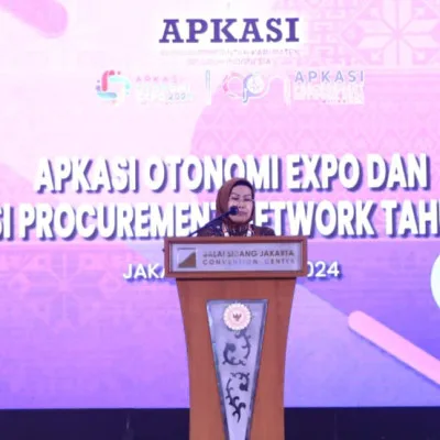 Bupati Serang Ratu Tatu Chasanah Resmi Menutup Apkasi Otonomi Expo dan Apkasi Procurement Network 2024