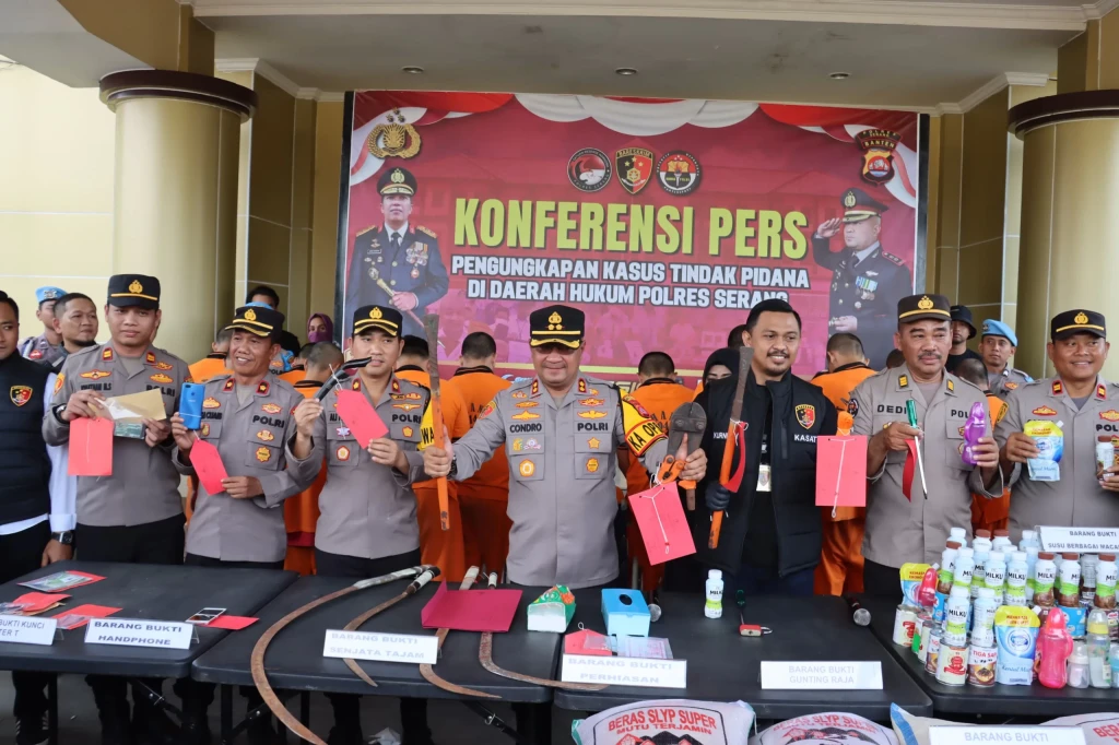 16 Pelaku Kejahatan Ditangkap dalam Operasi Pekat Maung, 7 Dilumpuhkan dengan Timah Panas