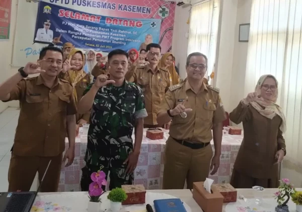 TNI dan Puskesmas Kasemen Bersinergi dalam Rapat Koordinasi Pekan Imunisasi Nasional Polio