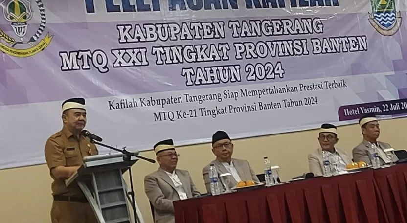 Pemkab Tangerang Lepas 64 Peserta Kafilah untuk MTQ XXI Tingkat Provinsi Banten 2024