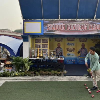 Festival Cisadane 2024: Booth Dispora Kota Tangerang Tarik Perhatian dengan Wahana Gateball Gratis
