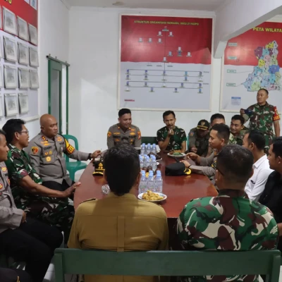 Sinergitas TNI-Polri Diperkuat: Kapolres Serang Kunjungi Markas Koramil Kopo