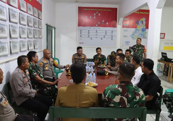 Sinergitas TNI-Polri Diperkuat: Kapolres Serang Kunjungi Markas Koramil Kopo