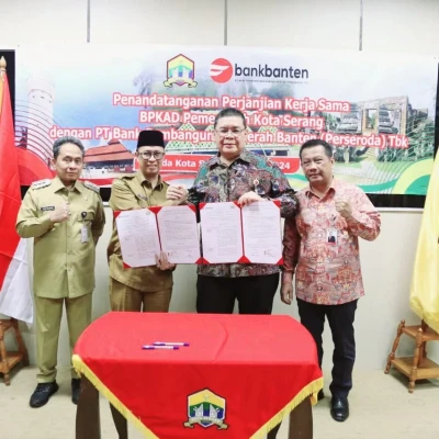 Pemerintah Kota Serang dan Bank Banten Resmi Kerjasama Pemindahan RKUD