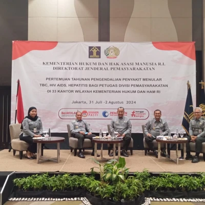 Direktorat Jenderal Pemasyarakatan Gelar Evaluasi Pengendalian Penyakit Menular di 33 Kantor Wilayah