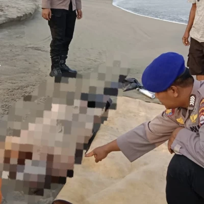 Mayat Tak Beridentitas Ditemukan di Pantai Marbella Anyer, Diduga WNA