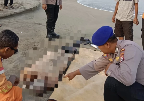 Mayat Tak Beridentitas Ditemukan di Pantai Marbella Anyer, Diduga WNA