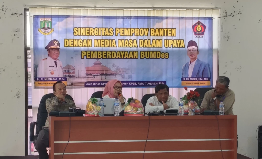 Pemprov Banten Perkuat Sinergi dengan Media Massa untuk Pengembangan BUMDes