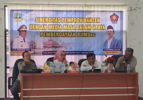 Pemprov Banten Perkuat Sinergi dengan Media Massa untuk Pengembangan BUMDes