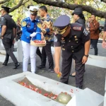 Perayaan Hari Pengayoman ke-79: Kepala Lapas Kelas IIA Serang Ikut Upacara Tabur Bunga di TMP Taruna, Tangerang