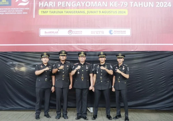 Kepala Rutan Kelas IIB Serang Hadiri Upacara Tabur Bunga dalam Peringatan Hari Pengayoman ke-79