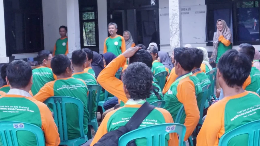 BRIN Gelar Pelatihan Sertifikasi Mutu Benih Tanaman Hutan untuk Dukung Rehabilitasi Hutan dan Lahan Berkelanjutan di Banten