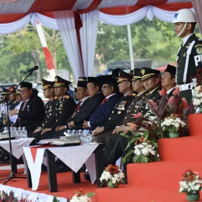 Kejati Banten Hadiri Upacara Peringatan Detik-Detik Proklamasi Kemerdekaan RI ke-79 dan Pengibaran Bendera Merah Putih
