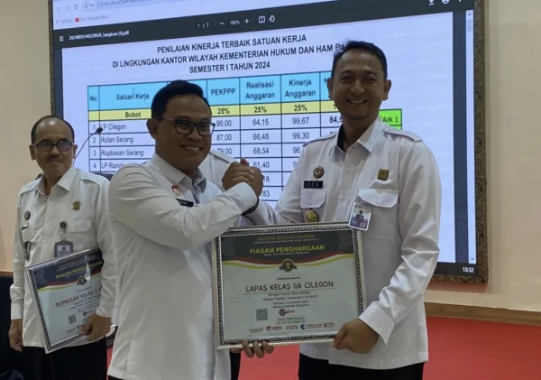 Lapas Cilegon Dominasi Penghargaan: Unggul di Bidang Kinerja dan Kehumasan di Kemenkumham Banten