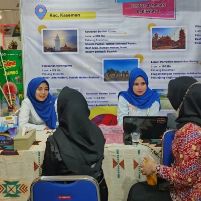 DPMPTSP Kota Serang Mudahkan Pengurusan NIB bagi UMKM di Kota Serang Fair 2024