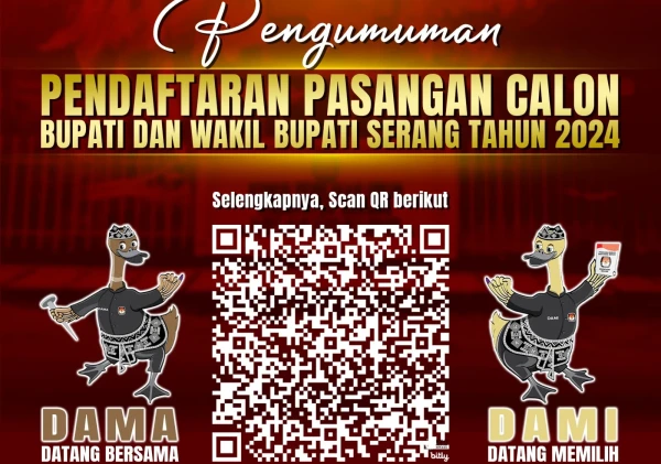 KPU Kabupaten Serang Umumkan Jadwal dan Syarat Pendaftaran Calon Bupati dan Wakil Bupati 2024