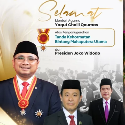 Apresiasi & Tasyakuran Kanwil Kemenag Provinsi Banten Atas Penganugerahan Tanda Kehormatan Bintang Mahaputera Utama kepada Menteri Agama