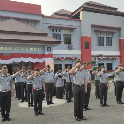 Apel Pagi Virtual di Lapas Cilegon: Menkumham Tekankan Disiplin dan Sinergi