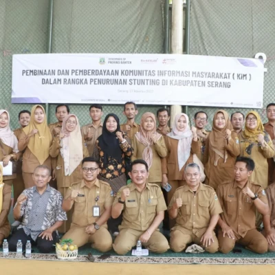 KIM Bersinergi dengan Diskominfosatik Serang untuk Tekan Angka Stunting di Desa