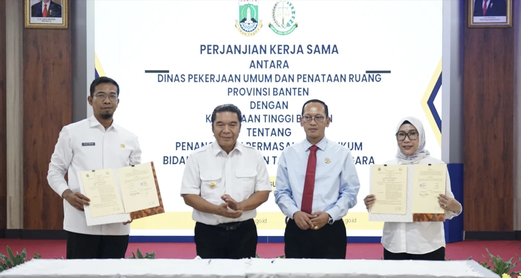 Pemprov Banten dan Kejaksaan Tinggi Jalin Kerja Sama Penanganan Hukum Perdata dan Tata Usaha Negara