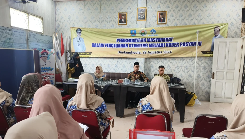 Desa Sindangheula Menggelar Acara Pemberdayaan Masyarakat dalam Pencegahan Stunting Melalui Kader Posyandu