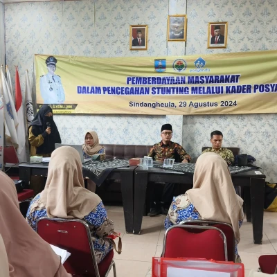 Desa Sindangheula Menggelar Acara Pemberdayaan Masyarakat dalam Pencegahan Stunting Melalui Kader Posyandu