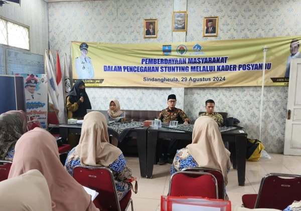 Desa Sindangheula Menggelar Acara Pemberdayaan Masyarakat dalam Pencegahan Stunting Melalui Kader Posyandu