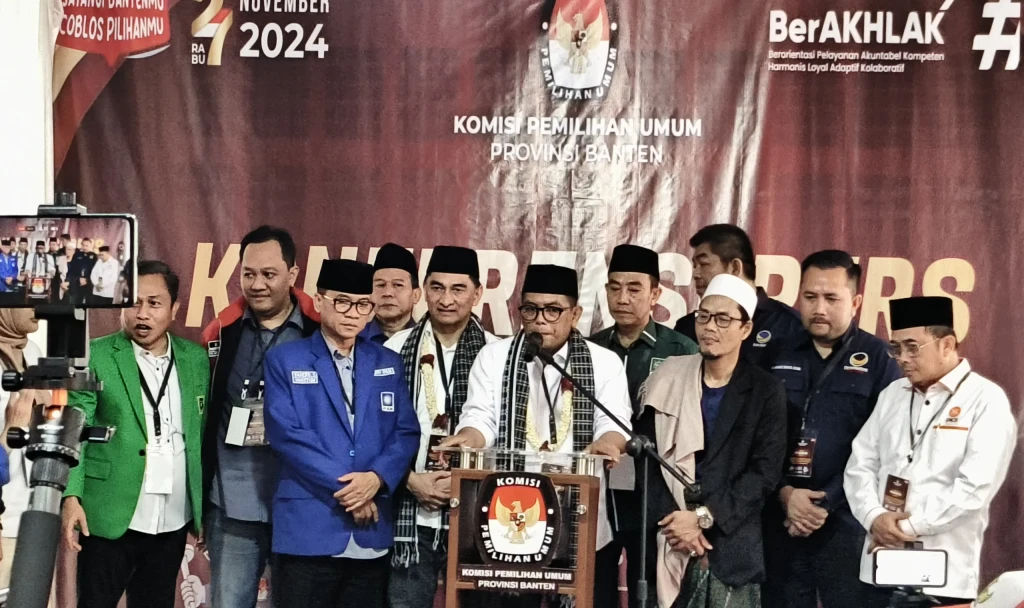Andra Soni dan Dimyati Natakusumah Resmi Daftar ke KPU Banten, Siap Tingkatkan SDM dan Kurangi Pengangguran