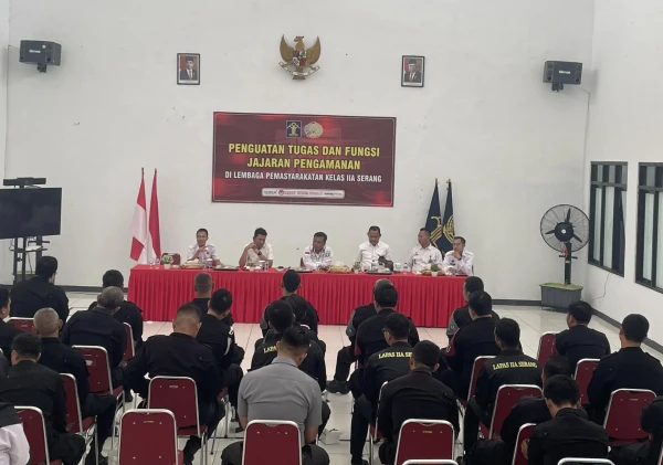Penguatan Tugas dan Fungsi: Lapas Kelas IIA Serang Tingkatkan Kinerja Pengamanan