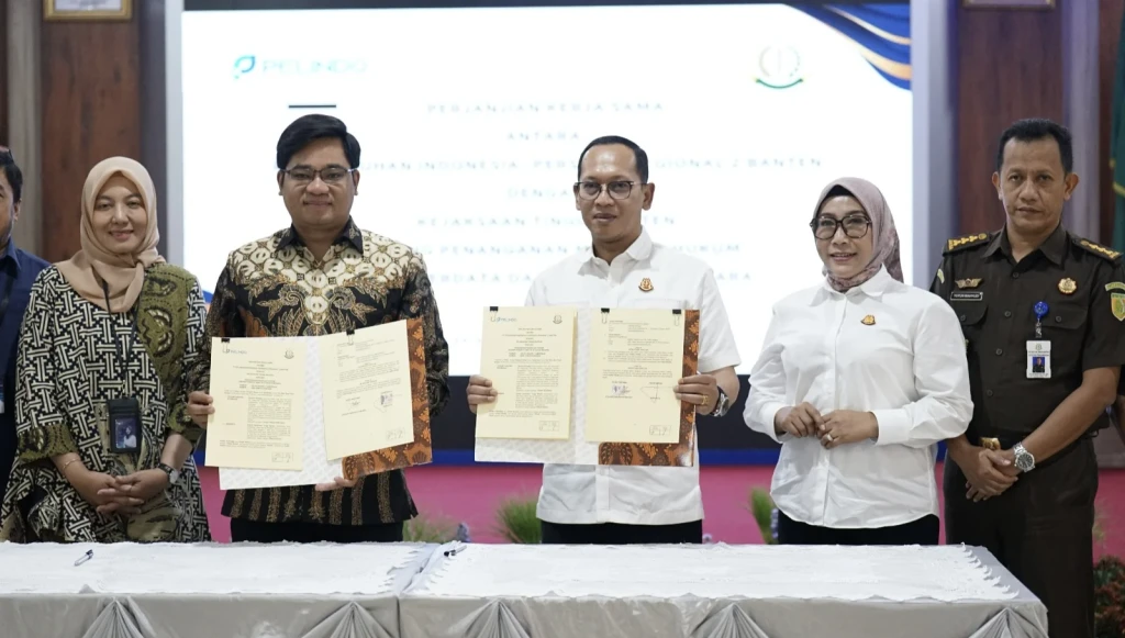 PT. Pelindo dan Kejaksaan Tinggi Banten Tanda Tangani Perjanjian Kerja Sama untuk Tingkatkan Good Corporate Governance